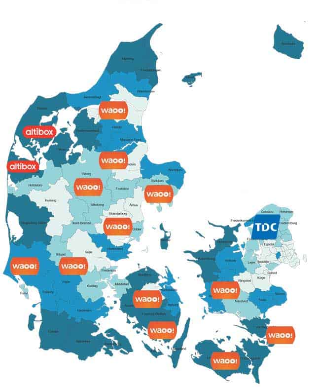 Kort Over Fibernet Fiber| Dækningskort & priser | ⇒ Yousee, hiper, stofa.. (Dec  Kort Over Fibernet